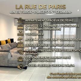 Rue de Paris - Plage Saint Germain - vue sur mer -
