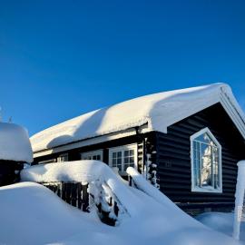 Authentic mountain atmosphere at Sjusjøen
