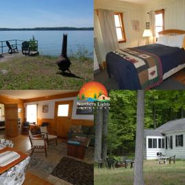 Lakeside Cottage on Torch Lake، فندق في ألدين