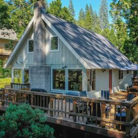 Forest Cabin w/Fireplaces, Walk to Lake/Pool!