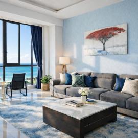 Seaview High Floor 2BR Suite Bathtub & Sauna near Gurney Jazz Suites 21, hotel in Tanjong Tokong