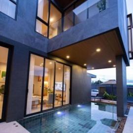 Luxury Seafront 3BR Pool Villa Duplex A2