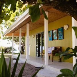 Fare Teiti Beach Bungalow, hotel in Haapiti
