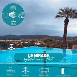 Le Mirage, studio classé 3 étoiles, terrasse & vue mer, hotel in Bormes-les-Mimosas