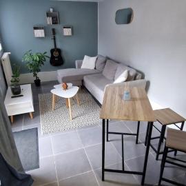 Maison cosy, proche Rouen avec terrasse-à 10 min du centre