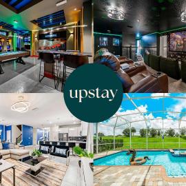 Upstay Villa Sleeps 26 - Theater, Arcade, Pool, Hotel in Kissimmee