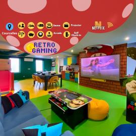 Retro Gaming Corner - Arcade Games - Jacuzzi - Sauna - Switch 2, hotel en Courcelles