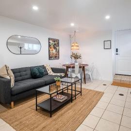 Basement Suite w Private Patio Near High Park