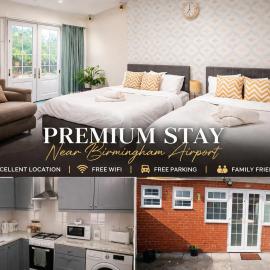 RS Prime Inn Birmingham - Premium Private Rooms & 2 Double Beds Apartment With Bathroom & Kitchen, Free Parking Near NEC, Airport, HS2 Birmingham, hotel a Birmingham