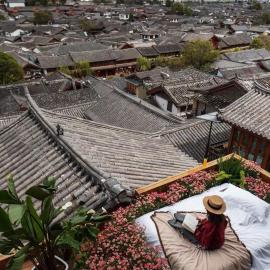 Maison lyly 300 Year Historical Cultural Courtyard and Ancient City View