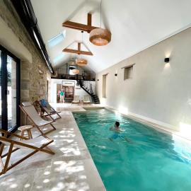 LE DOMAINE DE SOANI - CLIMATISATION - Espace Bien-être avec Piscine intérieure, spas, Sauna ADULT ONLY, hotel a Saint-Évarzec
