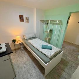 modernes 1 Zimmer Apartment für Monteure & Handwerker mit Wlan