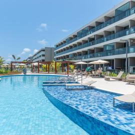 Flat Completo no Resort Beach Class Summer
