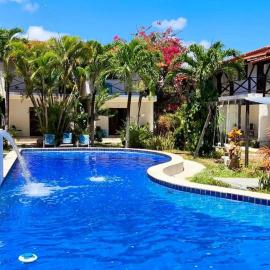 Bangalô 11 - 8 minutos do mar, com piscina e ar condicionado