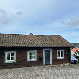 Stuga med havsutsikt