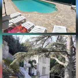 Gîte du vigneron à La Terrasse piscine local vélos, hotel a Tournon-sur-Rhône