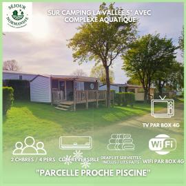 Houlgate-153- Mobilhome cosy 4 personnes Camping 5 étoiles, hotel in Houlgate
