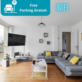T3 Cosy Lumineux proche Rouen & Zénith 4 pers