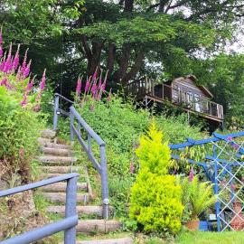 Cosy Treehouse, hotell i Pontypool