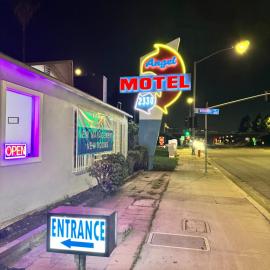 Orange में, होटल Angel's Motel near Anaheim