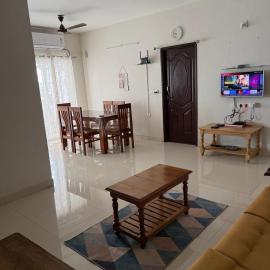 Bright & Airy 2BHK Apartment - Fully AC, Wi-Fi & Parking