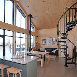 Newly-built house with perfect location and magical views, Hotel in Järvsö