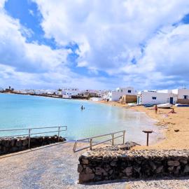 La Graciosa Camelia Beach Vistas Mar, hotell i Caleta de Sebo