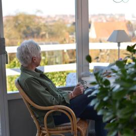 Charming sunroom with panorama view, hotel Randersben