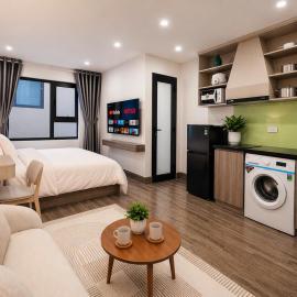 Cozy Studio Apartment 3 - Near KeangNam,MyDinh, hotel i Hanoi