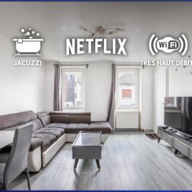 Appartement T3 avec Jacuzzi Privatif et Cour - Mulhouse, hotel di Mulhouse