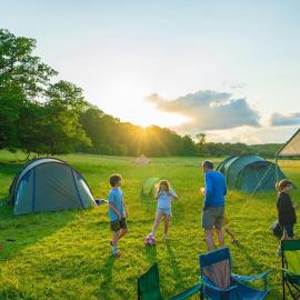 Farmstay riverside bring your own tent camping with activities firepit
