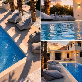 Eutopia Villa, Pool & Garden, Lagonisi, hotel in Kalívia Thorikoú