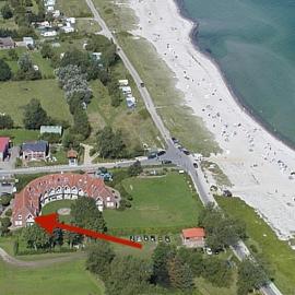 Urlaub mit Ostseeblick, Schwimmbad und direkter Strandlage, hotel in Kronsgaard