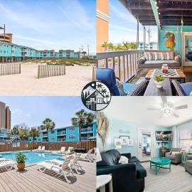 Coastal Condo Steps from the Beach