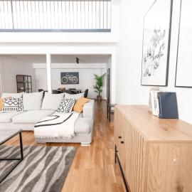 2ndhomes Bright & Spacious 2-Story Apartment with Sauna