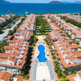 Duplex apartment on the first line in Fethiye