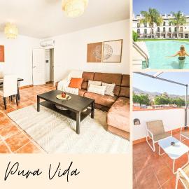 Pura Vida - Terraza, Piscina, Playa 15mn, Sierra