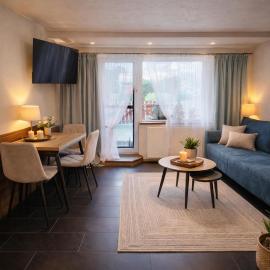 Apartamenty Starka - aneks kuchenny, trasy spacerowe, szlaki turystyczne, pobyt z psem