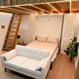 Spacious Studio Loft 2 Beds Private Entrance