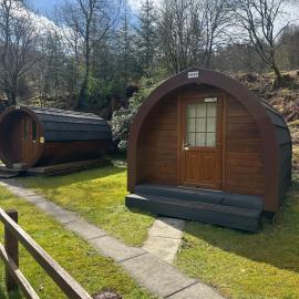By The Way Campsite, Posh Pod, Ness, hotel Tyndrumban