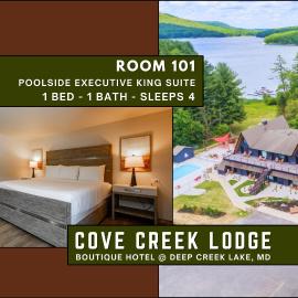 Cove Creek Lodge 101 Poolside Executive King Suite, hotel din Oakland