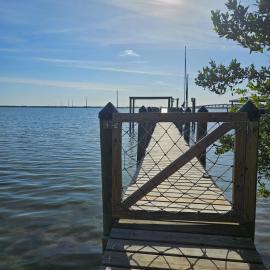 Indian River waterfront apartment with private dock