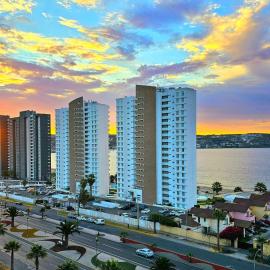 Coquimbo में, होटल Lujo y Vista al Mar, Playa 200 m, WiFi, Parking