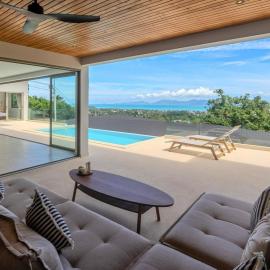 Villa Calm - Amazing Sea View Villa, hôtel à Koh Samui 