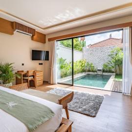 Hidden Oasis 1BR Villa & private pool Near Ubud 'Green School'