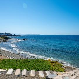 Spitali sea view apartment in town of Tinos, hotel a Vrachonisída Chántra