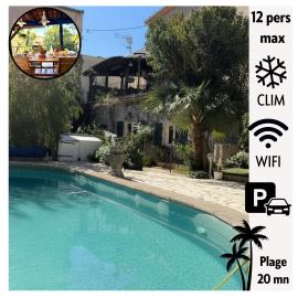 Les Terrasses du Vigneron by GC - Piscine - Wifi - Clim, hôtel à Murviel