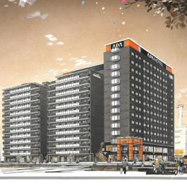 APA Hotel & Resort Okayama Eki Shinkansenguchi, hotell i Okayama