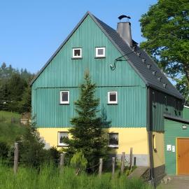 Grünes Ferienhaus