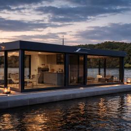 Luxus Hausboot - Exklusives Wohnen auf dem Wasser, hotel en Berlín